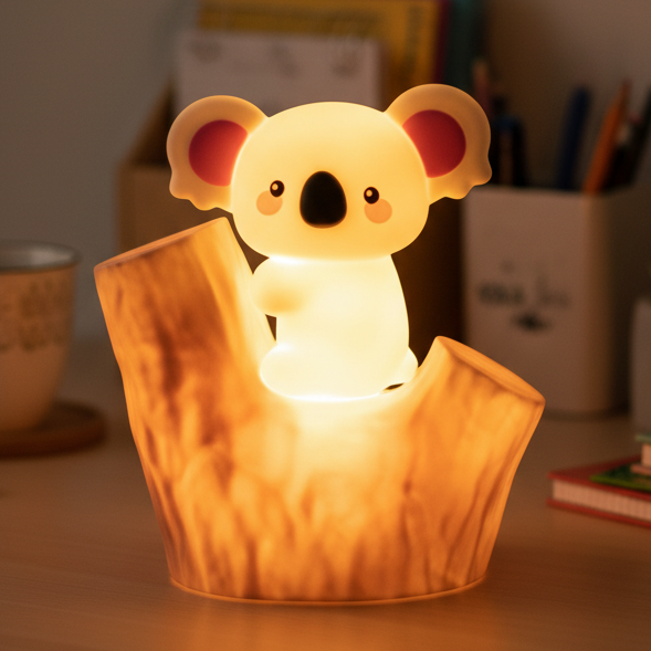 MeWaii® Mini Koala on Tree Branch Silicone Squishy Night Light Cute Perfect Gift